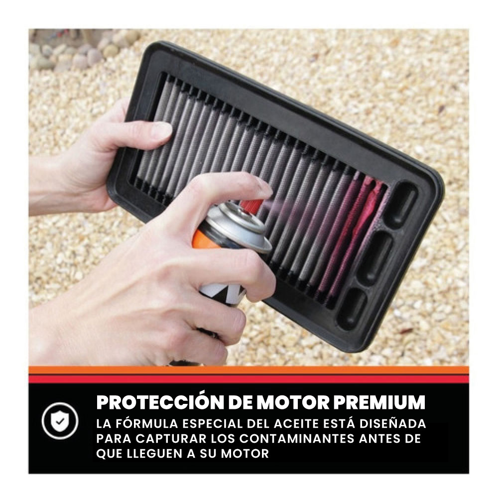 Kit De Limpieza en Spray K&N 99-5000 para Filtros de Aire de alto Flujo - Image 5