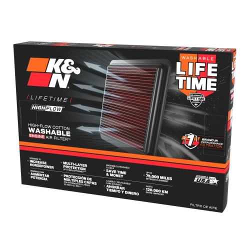 Filtro De Aire K&N 33-2468 para Honda Civic IX 1.8 - 2.0 / Civic X 2.0 - Image 3