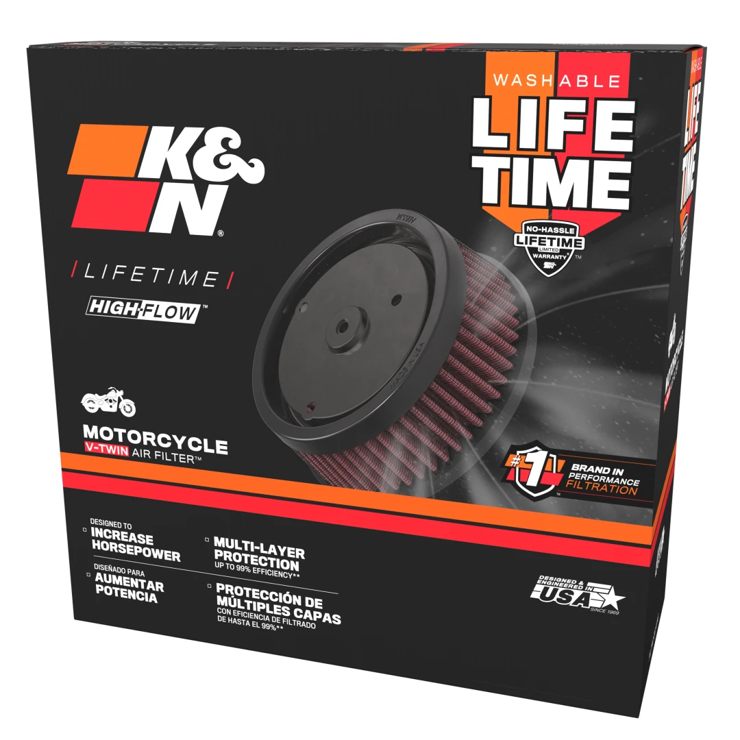 Filtro Aire K&N Harley Davidson Dyna/Fat/Street Bob 2008-2016 HD-9608 - Image 4